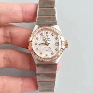 3S produced OMEGA Constellation series PLUMA light feather watch equipped with 8520 movement "Constellation" ladies watch