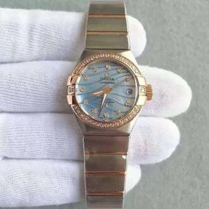 3S produced OMEGA Constellation series PLUMA light feather watch equipped with 8520 movement "Constellation" ladies watch