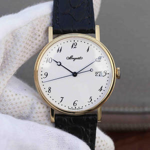 MKS Factory Breguet Classic Series 5177 جلد تمساح ميكانيكي آلي للرجال عيار 18 قيراط