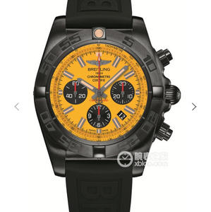 GF مصنع Breitling آلة الميكانيكية كرونوغراف 44mm الأسود الصلب ووتش الرجال مراقبة كرونوغراف الميكانيكية.