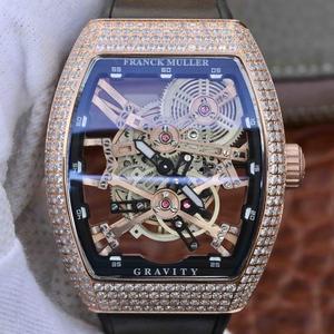 تم تصميم جسر Vanguard Skeleton المجوف الجديد من Franck Muller بعناية لتسليط الضوء على هيكل الساعة ، معصم الرجال.