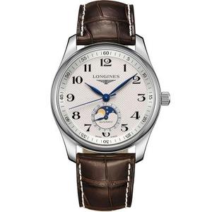 مصنع GS يستنسخ سلسلة Longines Master L2.909.4.78.3 القمر مرحلة MASTER COLLECTION التلقائي ساعة الميكانيكية.