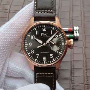 IWC IW500901 سلسلة Dafei الجديدة لمدة 7 أيام ، الساعة 3 موضع الساعة الحقيقية لعرض الطاقة الحركية الميكانيكية للرجال