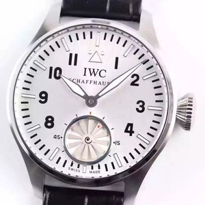 IWC توربو يطير سلسلة طيار كبيرة ، Seagull 6497 تعديل ساعة يد رجالية حقيقية.