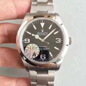 سلسلة JF Factory Rolex Explorer 214270 2016 أحدث إصدار من الحركة الميكانيكية الأوتوماتيكية بالكامل 1: 1 أعلى نسخة طبق الأصل.