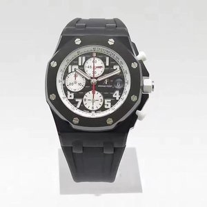 JF مصنع تحفة AP Audemars Piguet طبعة محدودة 42MM الياقوت الزجاج السوبر مضيئة سوبر مضيئة أقوى النسخة المتماثلة السوبر في السوق.