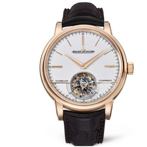 ساعة R8 Jaeger-LeCoultre Master UItra TourbiIIon Tourbillon فائقة الرقة من سلسلة Master Series من الذهب الوردي.