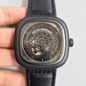 [KW Factory] 7 SevenFriday Trendy Brands الجمعة ساعة ميكانيكية أصلية واحدة أصلية أصلية للرجال أعادت تمثيلها.