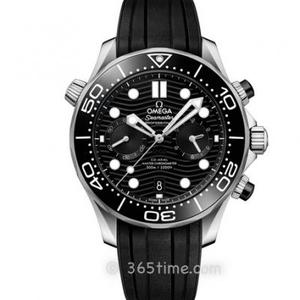 ساعة ميكانيكية UM Omega Seamaster Series 210.32.44.51.01.001 كرونوغراف للرجال شريط ساعة ميكانيكية.