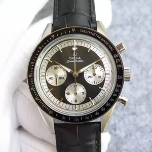 Omega Speedmaster Series Black Face White Eyes Automatic Mechanical Men's Watch