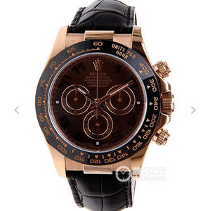 N Factory Rolex Daytona V8 Ultimate Edition 116515LN-L (FC) ساعة ميكانيكية للرجال وجه قهوة مثالي إعادة إصدار