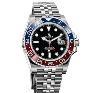 EW Factory Rolex Greenwich Red Blue Circle Black Face Men's Mechanical Watch