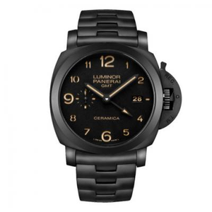 VS factory watch Paner Sea PAM00438 "Black Warrior" المطورة حديثًا V3 حركة سوداء بالكامل ، علبة خزفية كاملة ، ساعة رجالية.