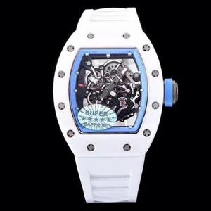 KV Taiwan factory Richard Mille RICHARDMILLE strongest re-engraved version RM055 series white ceramic