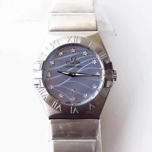 3s Omega Constellation Series 27mm Quartz Watch er udstyret med den originale Omega 1376 specialbevægelse for første gang (bevægelsen er den samme som den oprindelige)