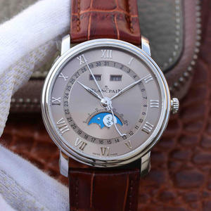 OM Blancpain 6654 Moon Phase Display Series Den stærkeste V2 opgraderede version Blancpain Villeret Classic 6654