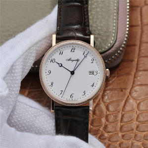 FK Breguet Classic Series 5177 Watch V3 version chokeret den nye opgradering Mænds ur Læderrem Automatisk mekanisk bevægelse