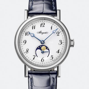 TW fabrik Breguet Moon Phase Classic Series 9087BB / 29/964 herres automatiske maskiner Watch.