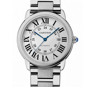 Cartier London Series W6701011 Automatisk Mekanisk Herreur Steel Band