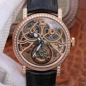 Franck Muller GIGA runde hule tourbillon ur chokeret markedet. Uret bruger et hult layout design