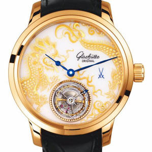 R8 Glashütte Original Mason Tourbillon Dragon Watch Automatisk Tourbillon Bevægelse