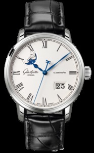 V9 Glashütte Original Medlem 1-36-04, Double Jump Big Date Mænds Automatisk Mekanisk Watch