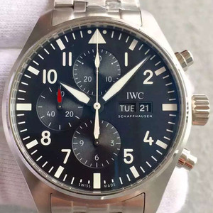 IWC IW377709 pilotserie; ASIA7750 automatisk mekanisk bevægelse mænds ur