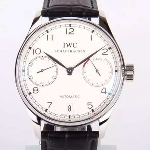 IWC portugisisk 7:e Kæde V3 Opgraderet version udstyret med tilpassede version af Cal.51011 Fuldautomatisk Bevægelse Mænds Watch