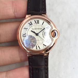 JF nyt produkt Cartier blå ballon serie multi-literal Medium 33MM 1: 1 importeret bevægelsesbevægelse damerur.