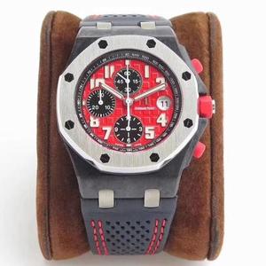 Den højeste kvalitet version af JF fabrikken Audemars Piguet F1 racing erindringsmønter Royal Oak Offshore 26470ST kulfiber shell Multifunctional kronograf mekanisk bevægelse