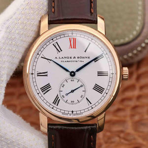 MKS Lange Classic 1815 Series Independent Small Seconds Mænds Mechanical Watch, en af de øverste replika ure i rosa guld