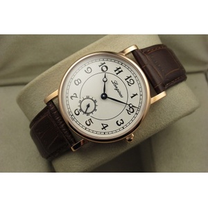 Swiss Movement Longines Mænds Watch Master Series Mænds Mekanisk Watch L4.785.8.73.2 18K Rose Gold Ingen Kalender schweiziske Bevægelse