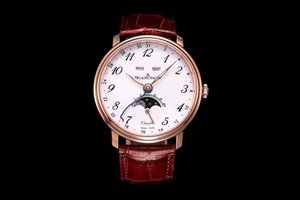 OM nyt produkt Blancpain villeret klassiske serie 6639 månefase display hjemmelavet 6639 bevægelse fuld funktion herreur