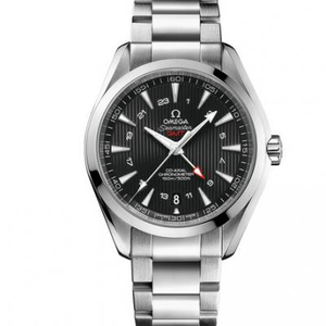 VS Factory Omega 231.10.43.22.01.001 Seamaster 150m Mænds Stål Band Automatisk Mekanisk Watch GMT Funktion udstyret med V