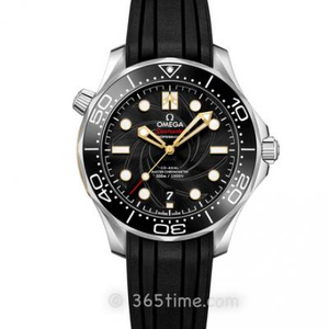 VS Omega Seamaster 300M Serie 210.22.42.20.01.004 Dronningens hemmelige udsending 007 Memorial Automatisk mekanisk ur