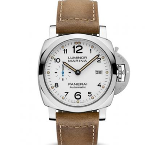 XF Panerai PAM01499 Mænds Mekanisk Watch Safir Spejl matteret første lag koskind