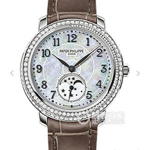 KG fabrikken replika Patek Philippe komplikation serie 4968 damer ur indlagt med Swarovski diamanter manuel mekanisk ur