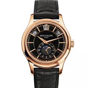 KM Patek Philippe Komplikation Kronograf 5205G-013 læderrem automatisk mekanisk herreur