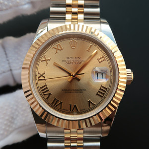 Rolex Datejust II Series 126333 elektropletteret herre-mekanisk ur.