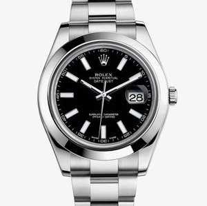 Rolex Datejust Series 116300 Herreur (Black Plate)