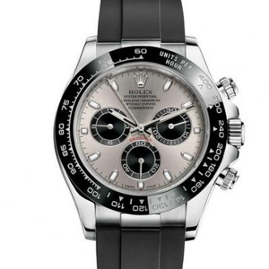 AR-fabrik Rolex Daytona-serie M116519ln-0024 herre mekanisk kronografur grå version højeste version 904L.