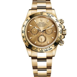 JH Factory Rolex V7 Edition Universe Chronograph Fuld Guld Daytona 116508 Mænds Mekanisk Watch