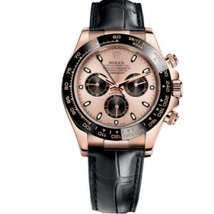 N Factory Rolex Daytona V8 Ultimate Edition 116515LN Champagne Face Mænds Mekaniske Watch Upgrade v8