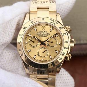 BP-fabrik Rolex Cosmograph Daytona 7750 automatisk mekanisk ur i 18 k guld.