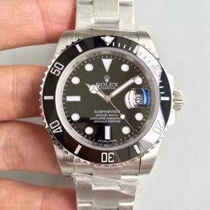 N Factory Rolex Green Water Ghost v7 Edition SUB Submariner serie 116610LV, herreur. v7 er udgået, v8 opgradering version kan købes