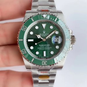 N Factory v10 Green Water Ghost Den højeste version af Rolex Green Water Ghost 116610LV-97200 top replika ur på markedet