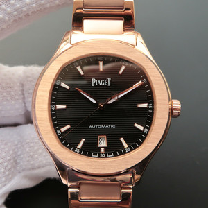 Fin efterligning Piaget POLO S serie G0A41001 sort ansigt