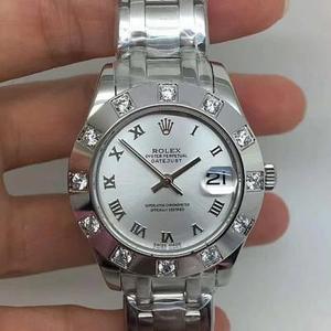 BP produzierte Damenmodell, Rolex Datejust DateJust Damen Diamant automatische mechanische Edelstahlband