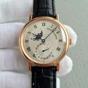 LH Breguets neueste stop-Level hohl ereal Schwungrad Fall rose gold Herrenuhr echte Tourbillon