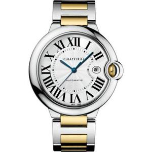 V6 Factory V4 Version Cartier Blue Balloon Series W2BB0022 Mechanische Herrenuhr 42mm Gold